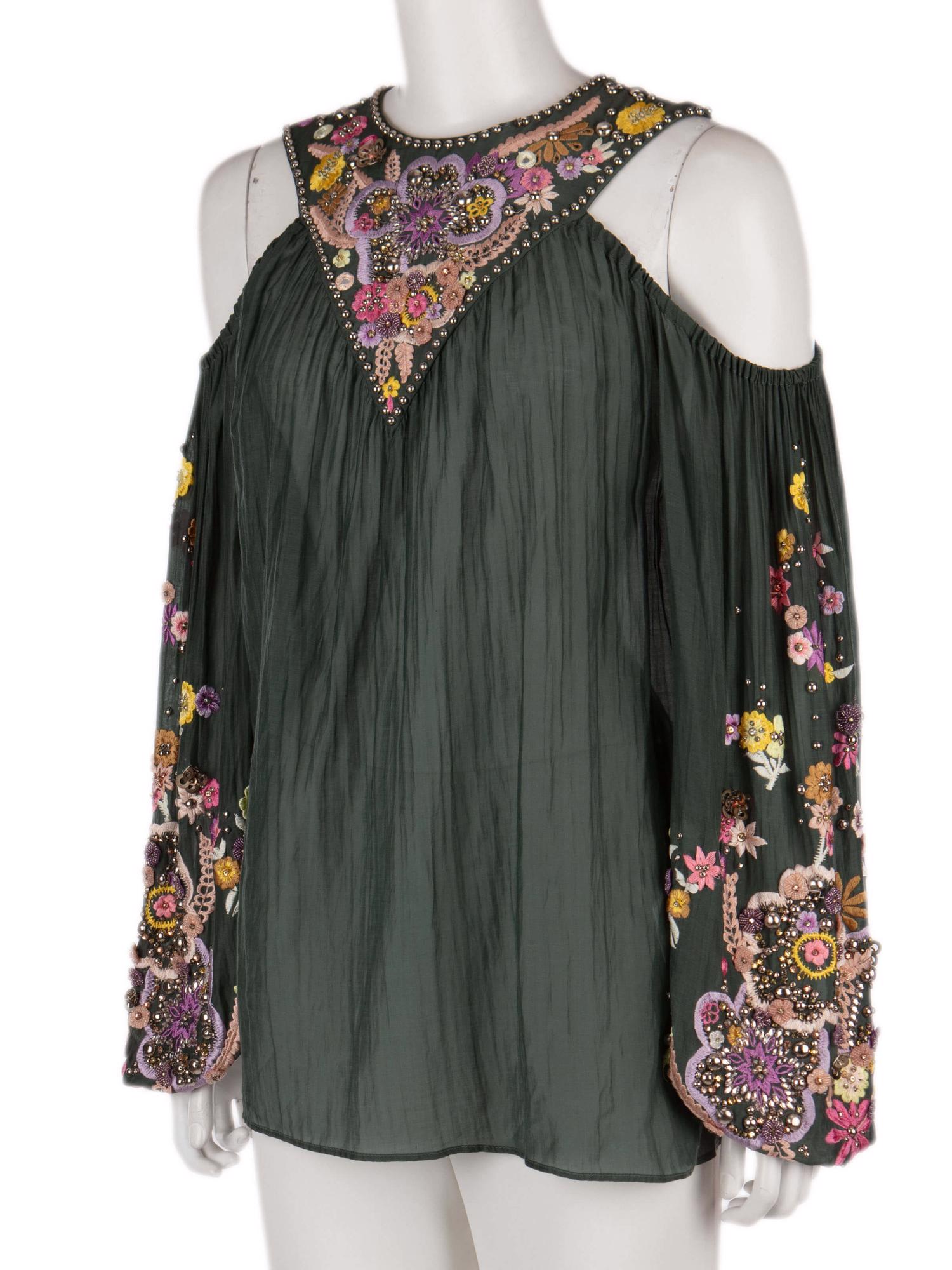 Bayan Yeşil EMILIO PUCCI BLUZ