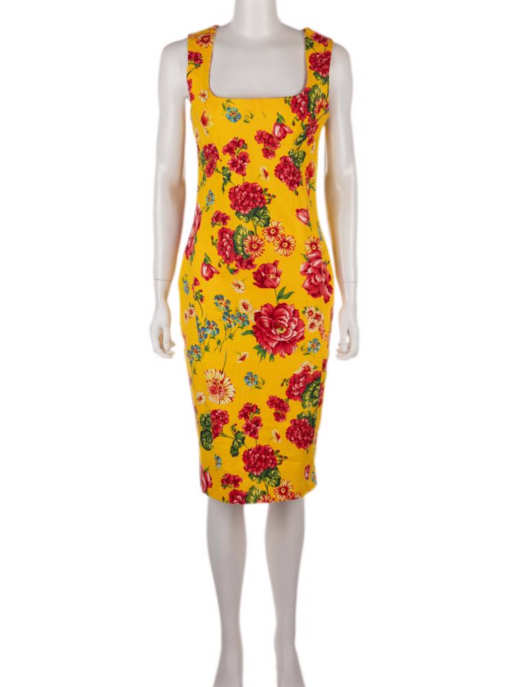 Bayan Sarı D&G DOLCE&GABBANA ELBİSE