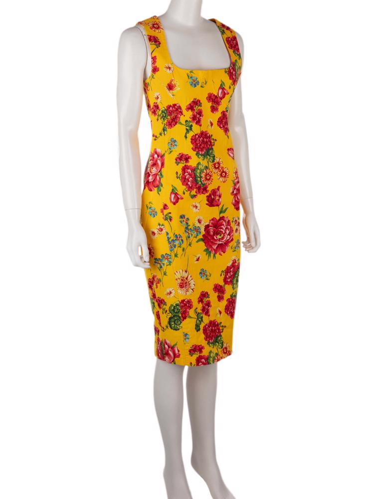 Bayan Sarı D&G DOLCE&GABBANA ELBİSE