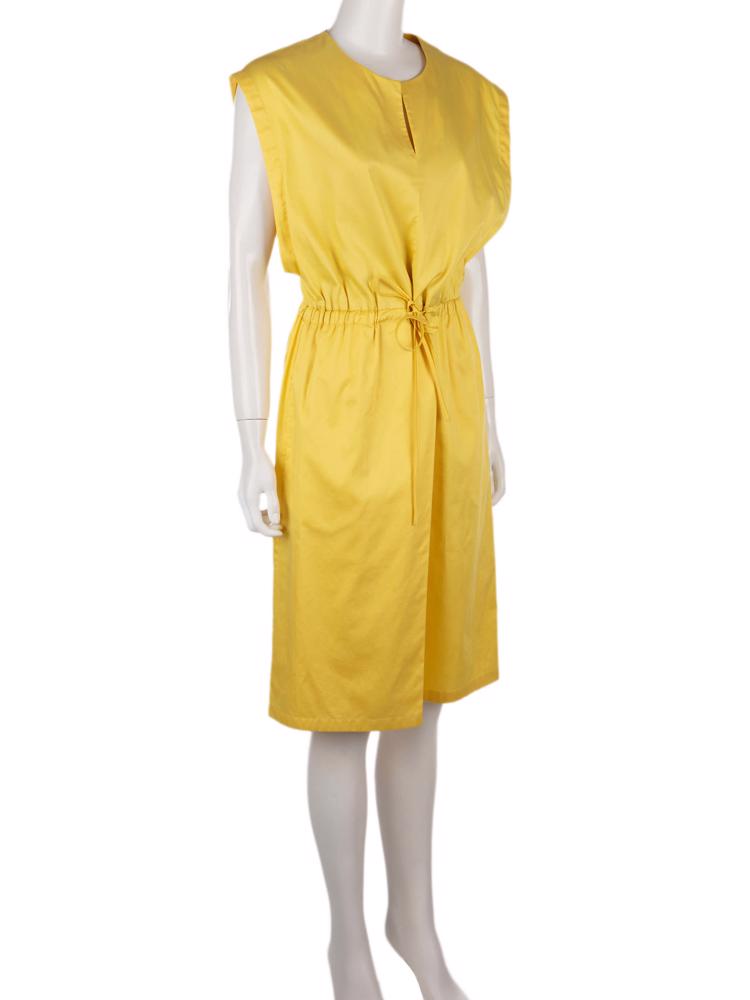 Bayan Sarı JIL SANDER ELBİSE