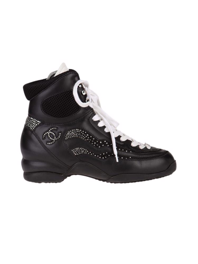 Bayan Siyah CHANEL SNEAKER BOT