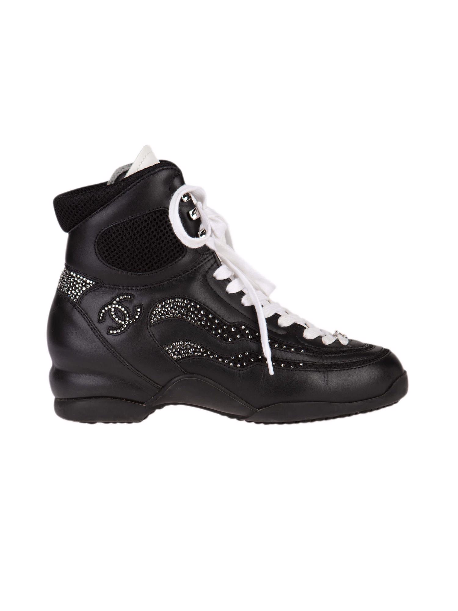 Bayan Siyah CHANEL SNEAKER BOT