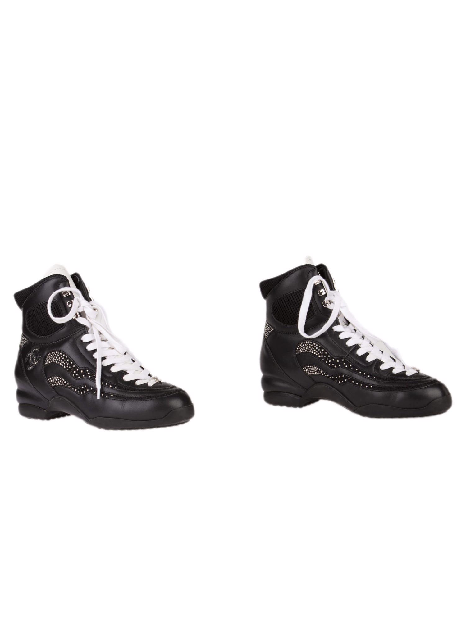 Bayan Siyah CHANEL SNEAKER BOT