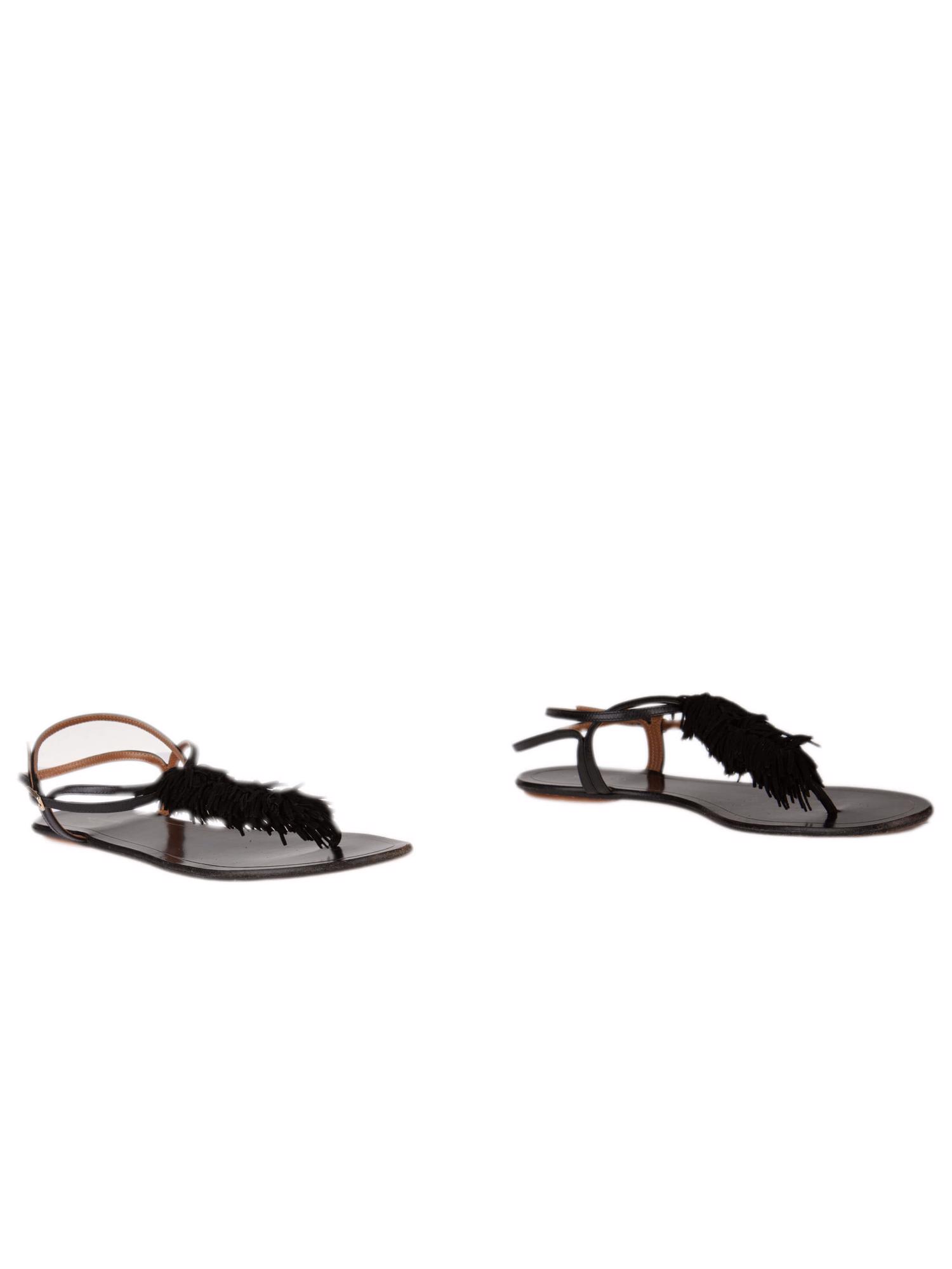 Bayan Siyah AQUAZZURA SANDALET