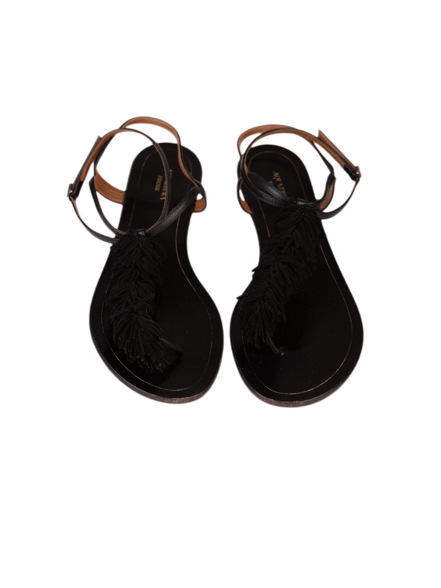 Bayan Siyah AQUAZZURA SANDALET