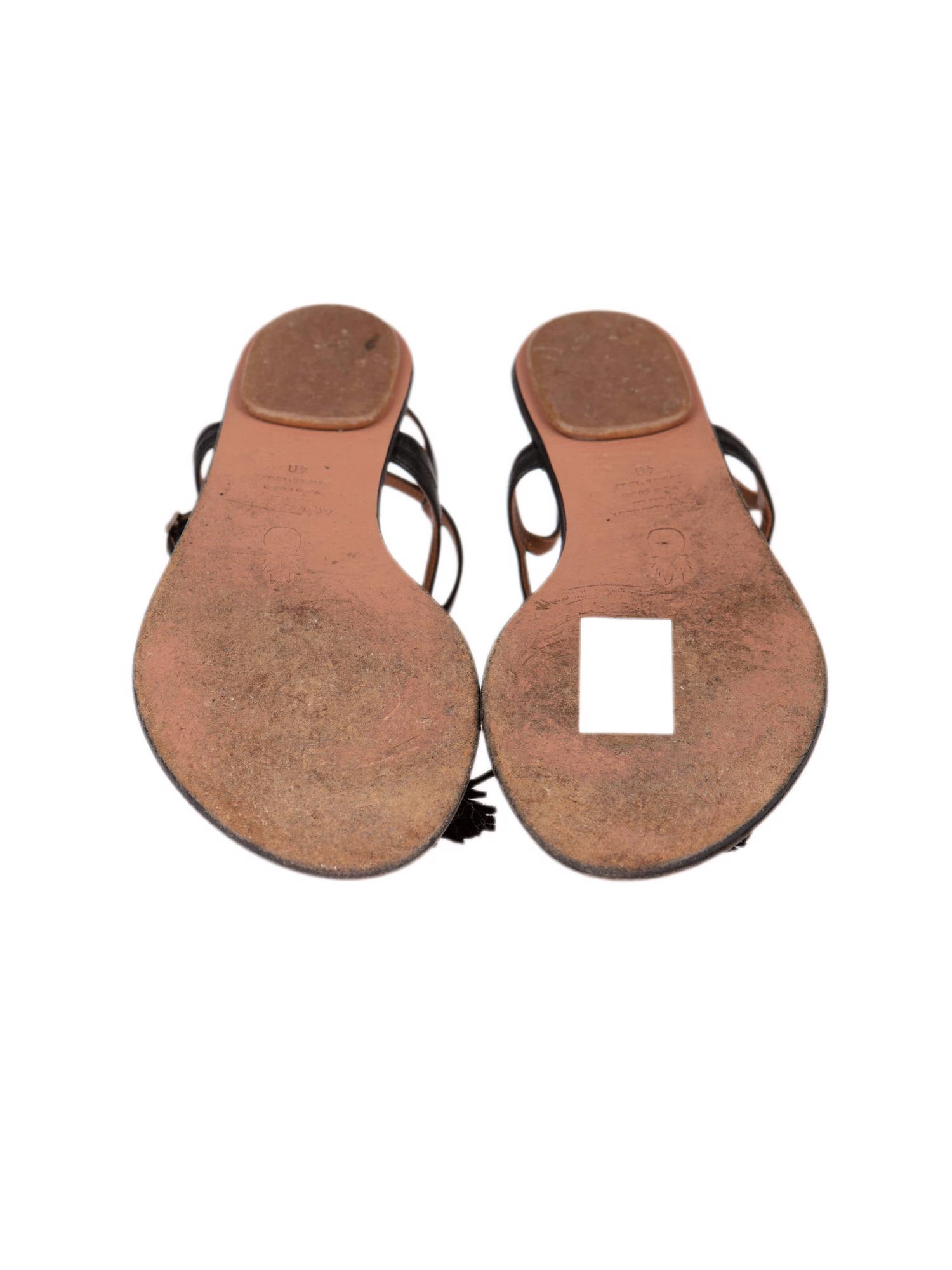 Bayan Siyah AQUAZZURA SANDALET