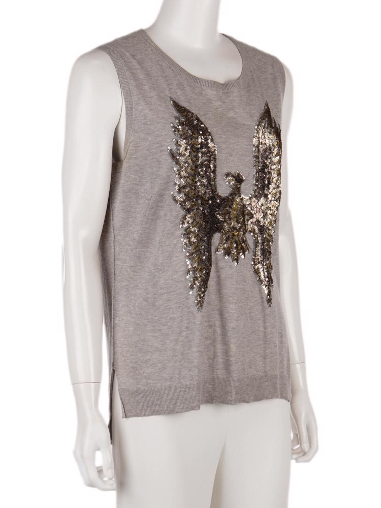 Bayan Gri ZADIG&VOLTAIRE DELUXE BLUZ