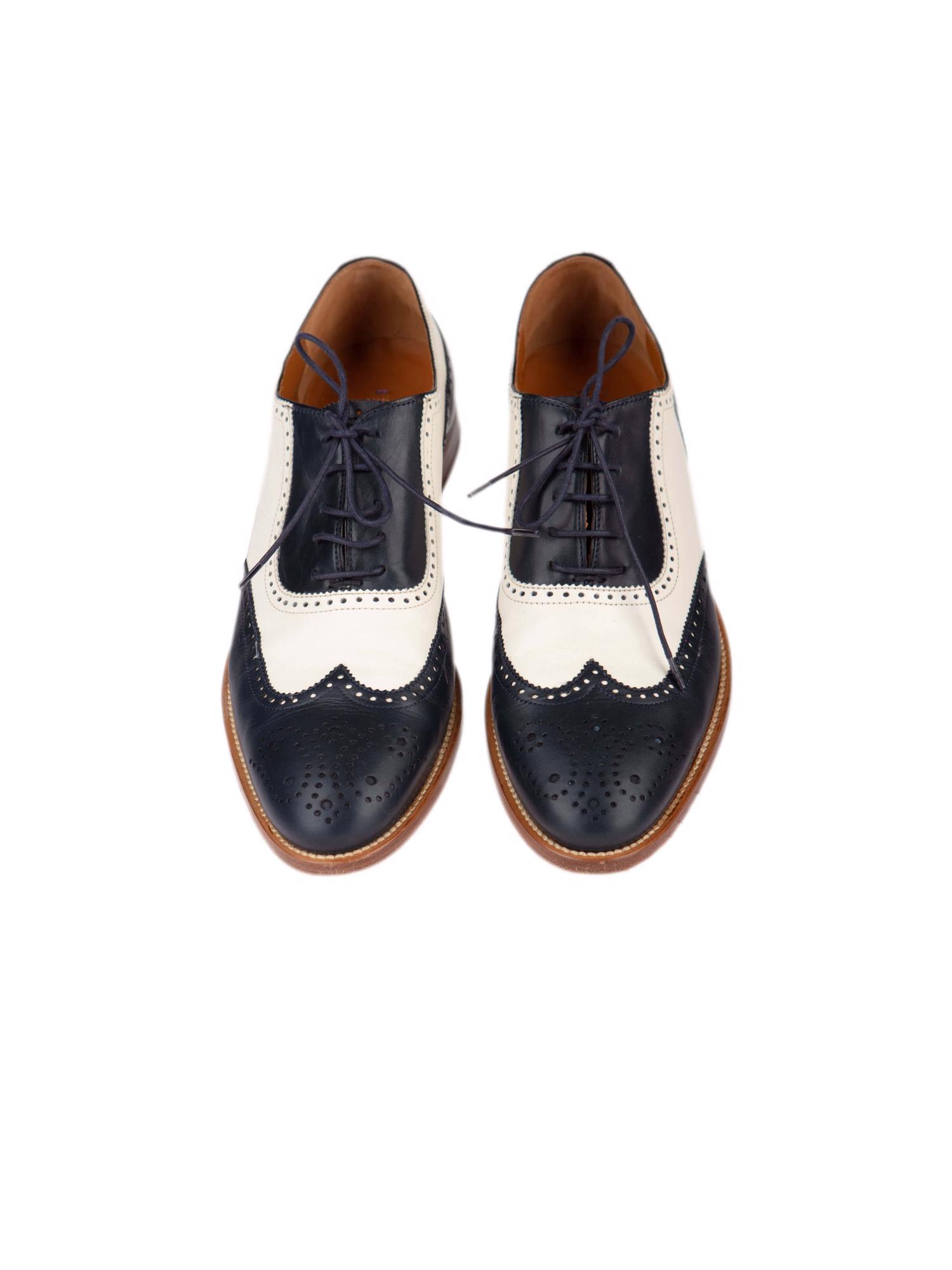 Bayan Lacivert RALPH LAUREN COLLECTION OXFORD AYAKKABI