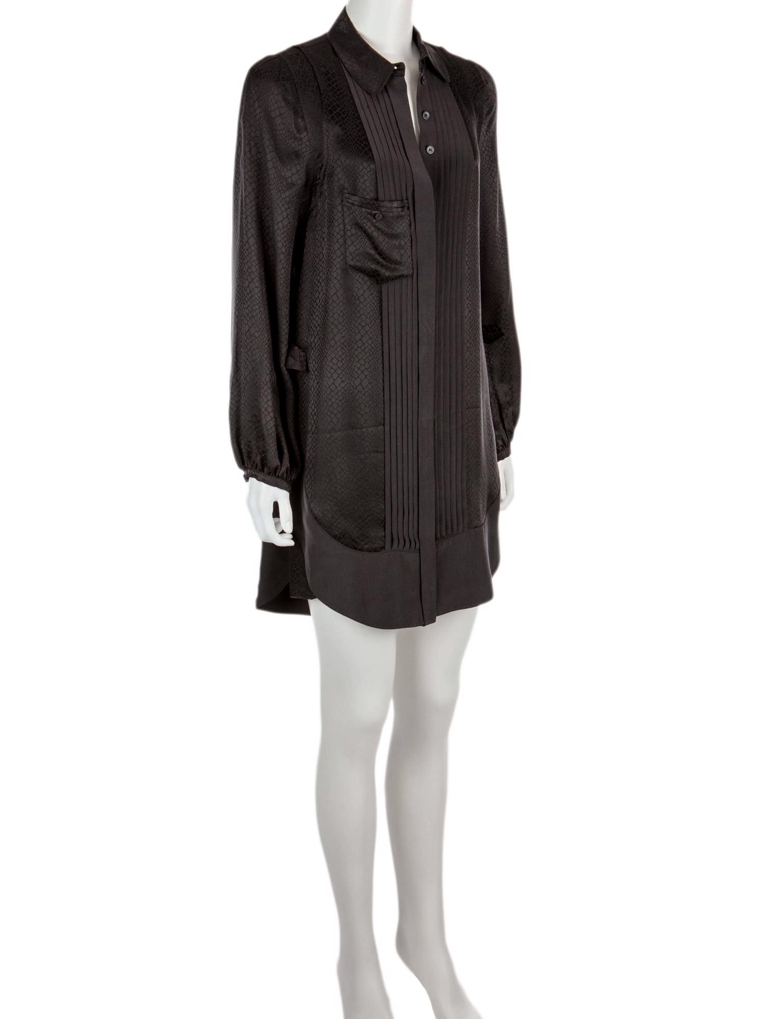 Bayan Siyah BALENCIAGA SILK ELBİSE