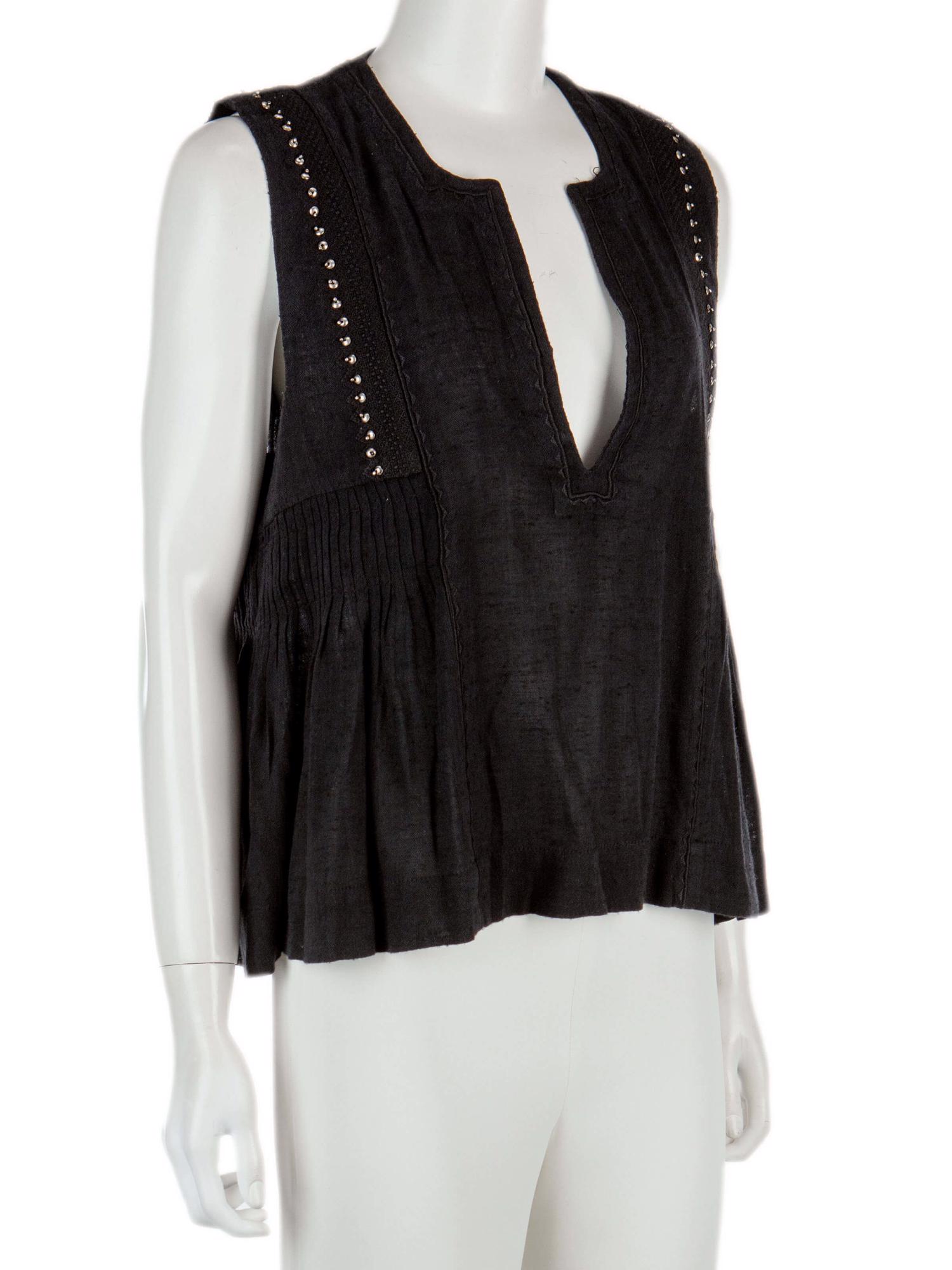 Bayan Siyah ISABEL MARANT ETOILE BLUZ