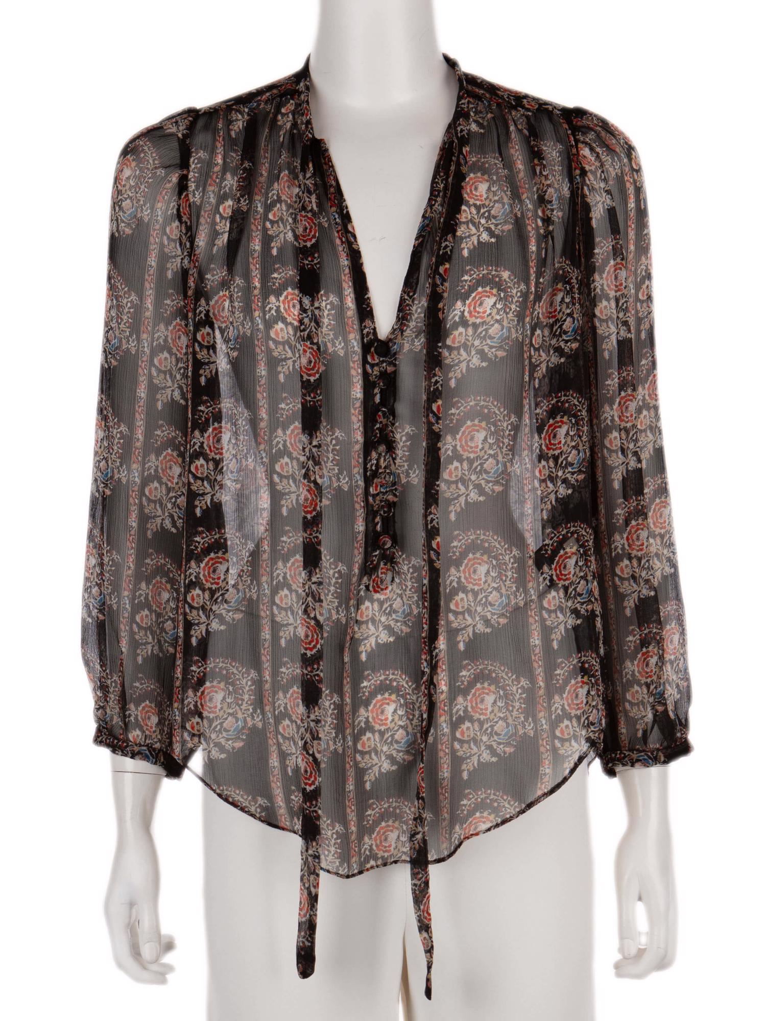 Bayan Siyah ISABEL MARANT ETOILE BLUZ