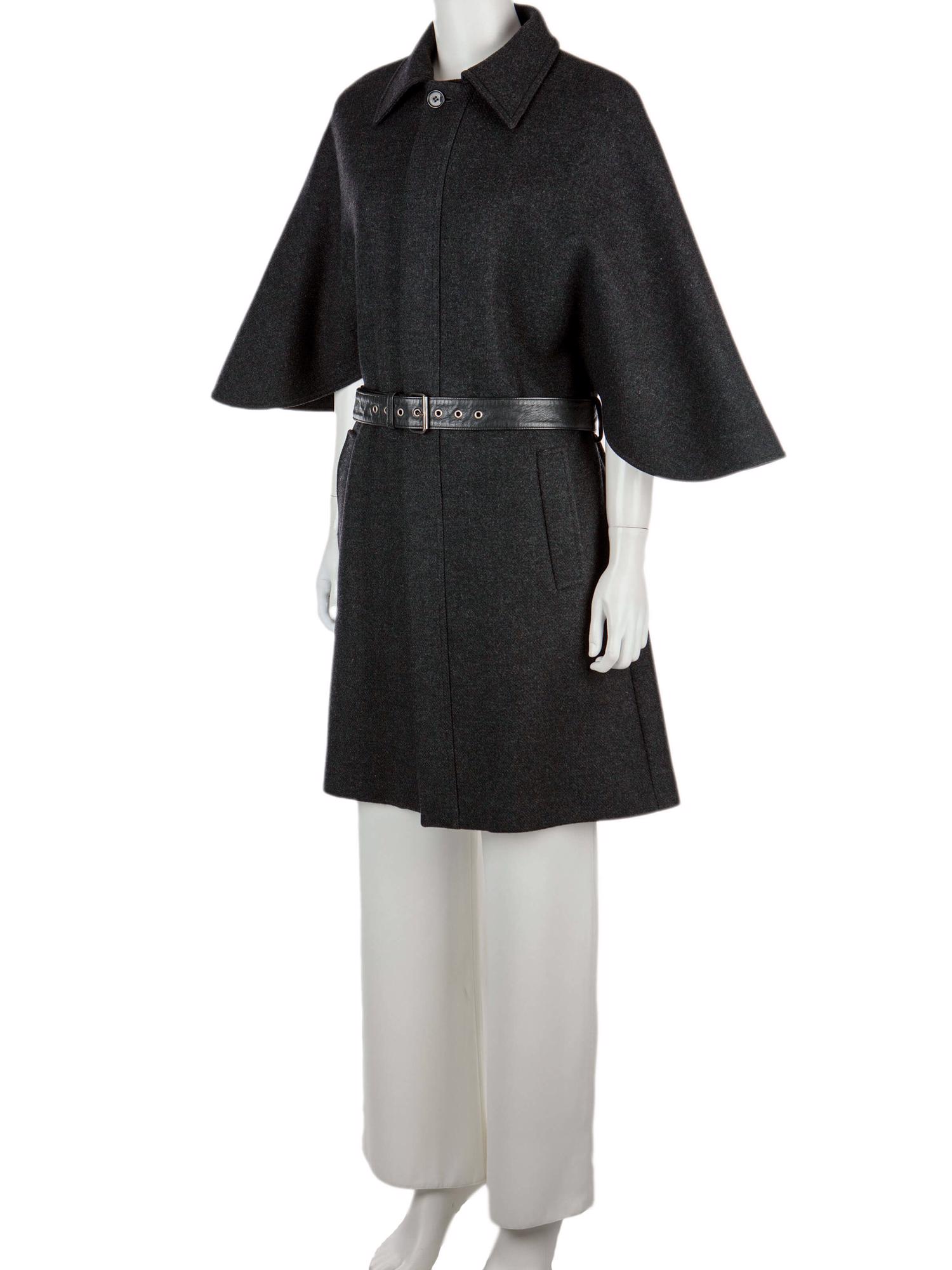 Bayan Gri YVES SAINT LAURENT PALTO