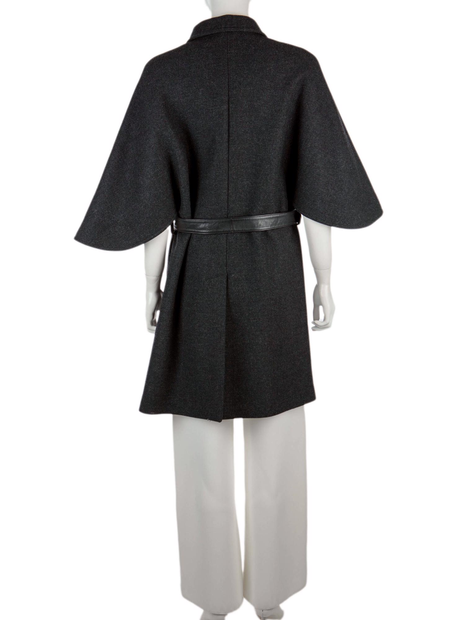 Bayan Gri YVES SAINT LAURENT PALTO