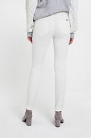 Bayan Krem Düşük Bel Skinny Pantolon