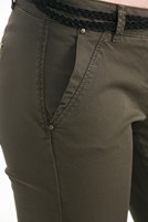 Bayan Yeşil Chino Pantolon