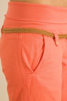 Bayan Turuncu Beli Lastikli Geniş Paça Pantolon