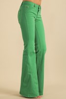 Bayan Yeşil Bol Paça Pantolon