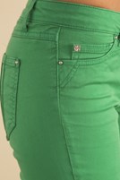 Bayan Yeşil Bol Paça Pantolon