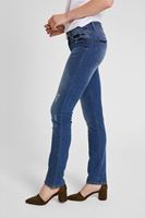 Bayan Mavi Dar Kesim Denim Pantolon