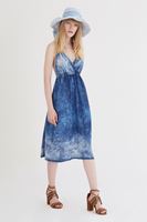 Bayan Mavi Denim Elbise