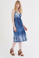 Bayan Mavi Denim Elbise