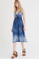 Bayan Mavi Denim Elbise