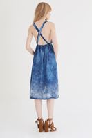 Bayan Mavi Denim Elbise