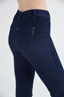 Bayan Mavi Yüksek Bel Denim Pantolon