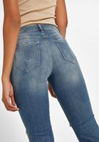 Bayan Mavi İspanyol Paça Denim Pantolon