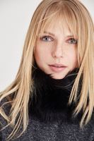 Women Black Fur Shawl