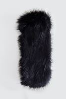 Women Black Fur Shawl