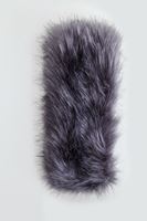 Women Grey Fur Shawl