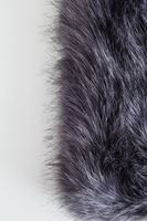 Women Grey Fur Shawl