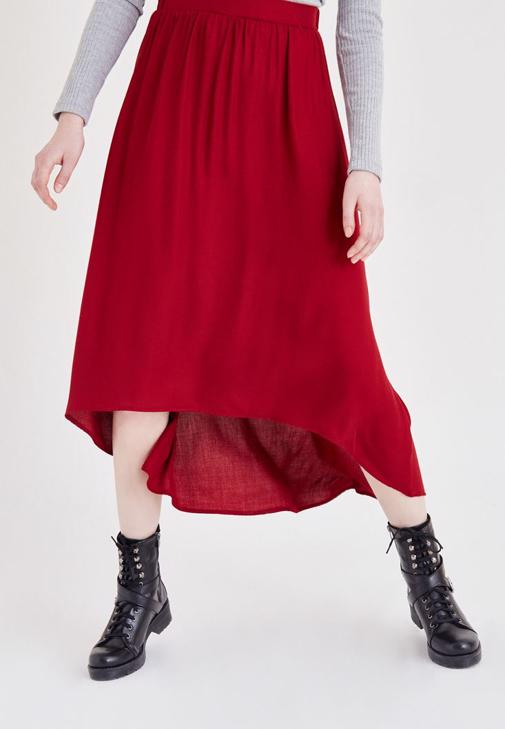 Bordeaux Long Skirt 