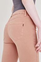 Bayan Kahverengi Esnek Kumaşlı Skinny Pantolon