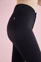 Bayan Gri Yüksek Bel Skinny Pantolon
