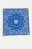 Bayan Mavi Desenli Bandana