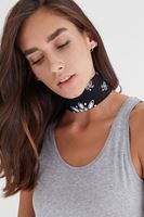 Bayan Siyah Desenli Bandana