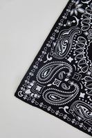 Bayan Siyah Desenli Bandana