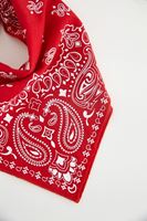 Bayan Kırmızı Desenli Bandana