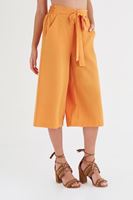 Bayan Turuncu Culotte Pantolon