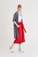 Bayan Kırmızı Culotte Pantolon