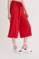 Bayan Kırmızı Culotte Pantolon