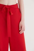 Bayan Kırmızı Culotte Pantolon