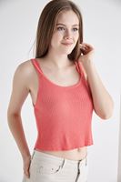 Bayan Pembe Askılı Croptop