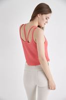Bayan Pembe Askılı Croptop