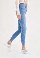 Bayan Mavi Ultra Yüksek Bel Jean Pantolon