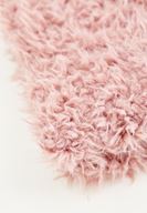Women Bordeaux Furry Scarf