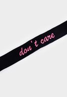 Bayan Pembe Kadife Yazı Detaylı Choker
