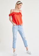 Bayan Mavi Slim Boyfriend Jean